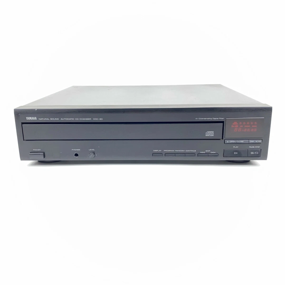 Vintage Yamaha Natural Sound 5 Disc CD Changer CDC 60 Tested Working