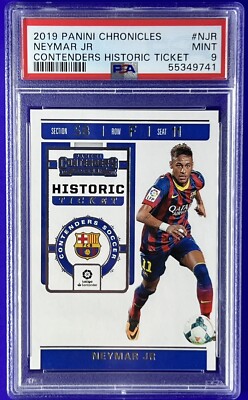 Neymar Jr 2019-20 Panini Chronicles Soccer Contenders Historic 