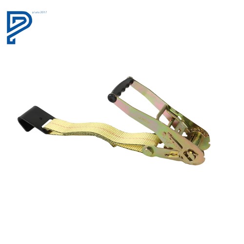 Yellow Ratchet Tie-Down Straps with Flat Hooks 2”x30 Foot Ratche 10pcs - Picture 10 of 16