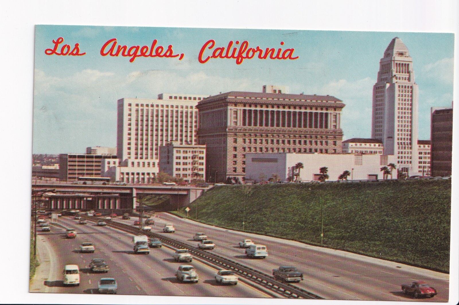 Vintage Postcard Los Angeles California Santa Ana Freeway | eBay