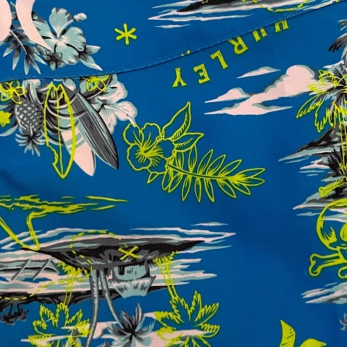 NWT-Hurley Boys SZ: 5 Neptune Blue Island Board Shorts Swim Trunks -Adj. Waist - Picture 4 of 12