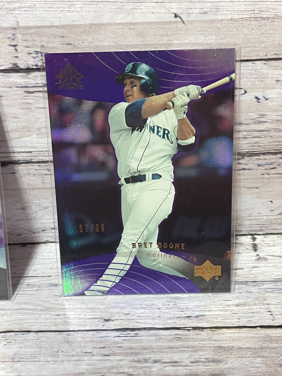 2005 UD Reflections Purple (ser #'d/99) - #39 Bret Boone