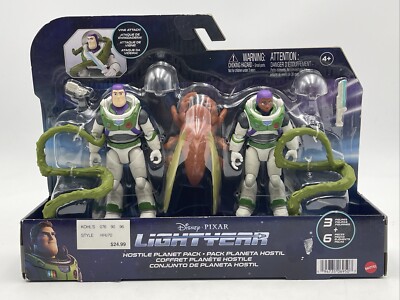 NEW! Disney Pixar Lightyear Hostile Planet Pack Buzz Lightyear Alisha Hawthorne