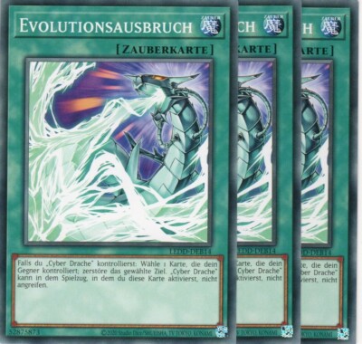 yugioh 3x evolutionary outbreak LEDD-DEB14 COMMON 2 EDITION GERMAN