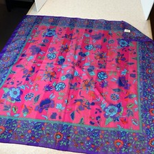 Berkshire Vintage Italian 30  Square Polyester Scarf
