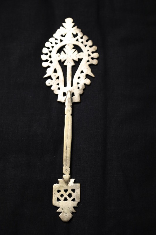 Ethiopian Orthodox Coptic Christian Golden Priests Blessing Cross, Home Decor