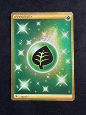 Pokemon Gold Leaf/Grass Energy Fusion Strike Card 283/264 Secret Rare