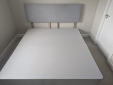 Double Divan Bed Base with 4 Drawers And Headboard Super King Size