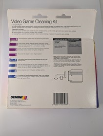 Gemini Video Game Cleaning Kit - Nintendo NES, Brand New, Open Box, 1 Day Ship