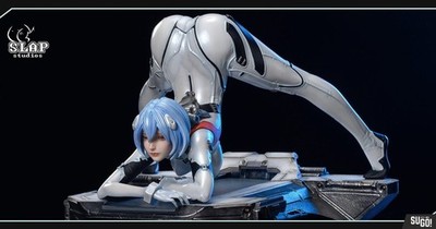 SLAP STUDIO エヴァンゲリオン　綾波レイ・真希波1/4 ガレージキット Official Slap Studio Jack-O Rei Ayanami Mari Makinami 1/4 Statue