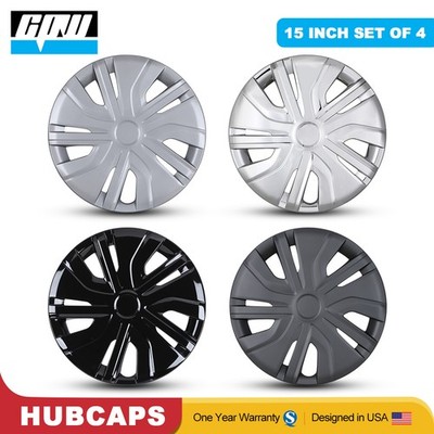 4 Pack 14'' Inch Hub Caps Snap On for 2014-2025 Mitsubishi Mirage Wheel Covers