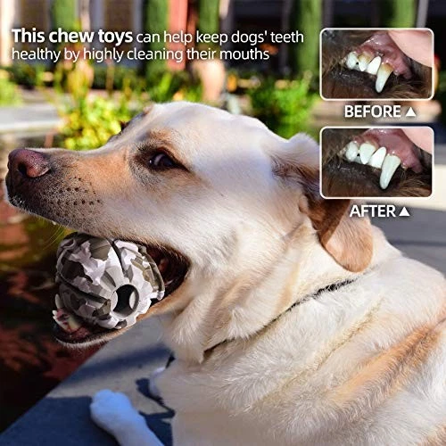 Indestructible Dog Toys for Large Medium Dogs - Interactive Treat - Image 4 of 4