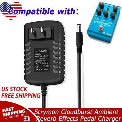 AC Adapter For Strymon Cloudburst Ambient Reverb Effects Pedal Power Supply Cord