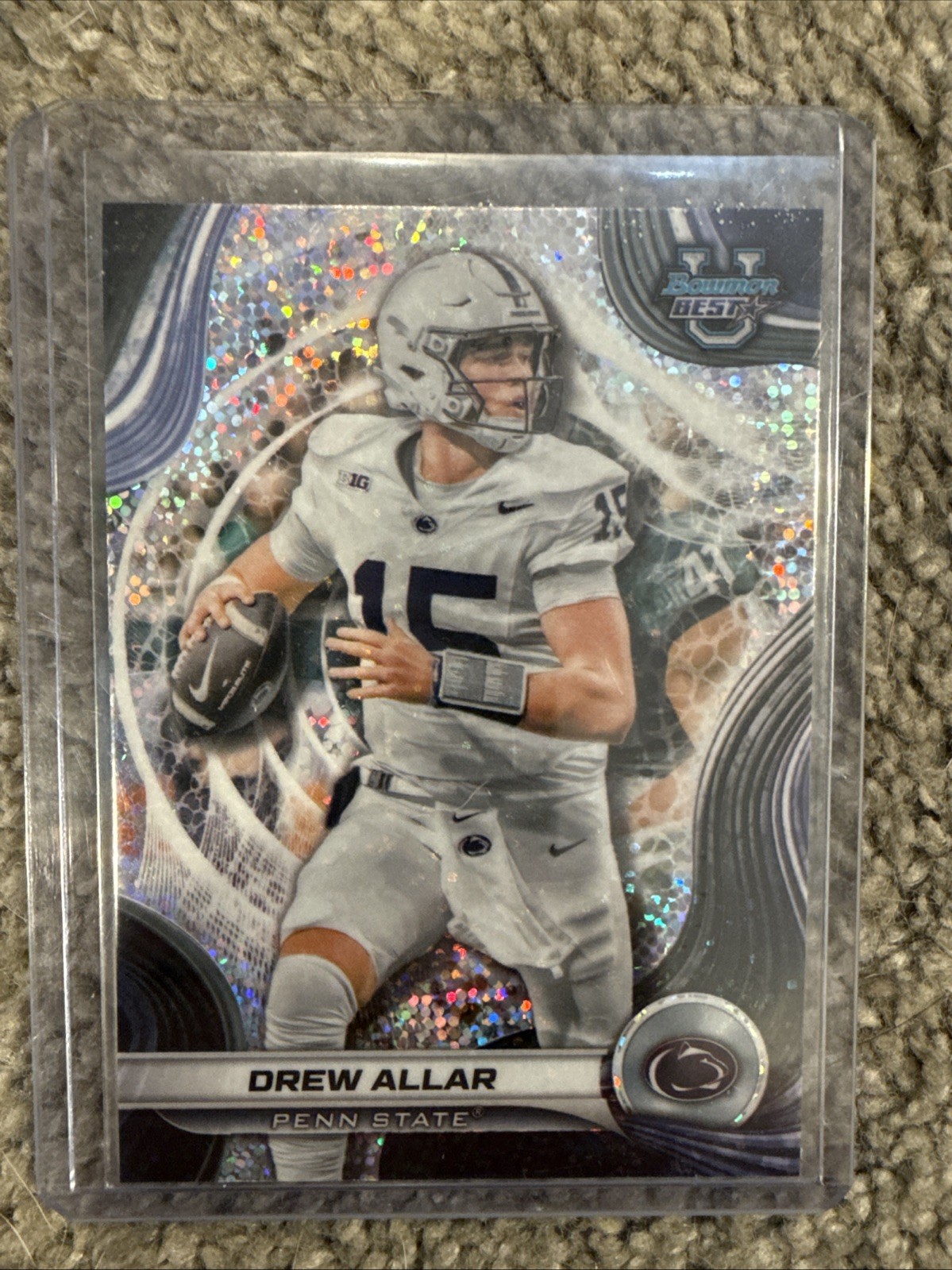 2024 Bowman's Best University - Drew Allar #3 Speckle Refractor (RC)