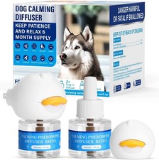 Dog Calming Pheromone Diffuser Kit   Plug-in Anxiety  Stress Relief for Dogs,