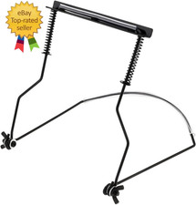 Harmonica Holder Neck Holder Stand, Mouth Organ Metal Frame Adjustable for 10