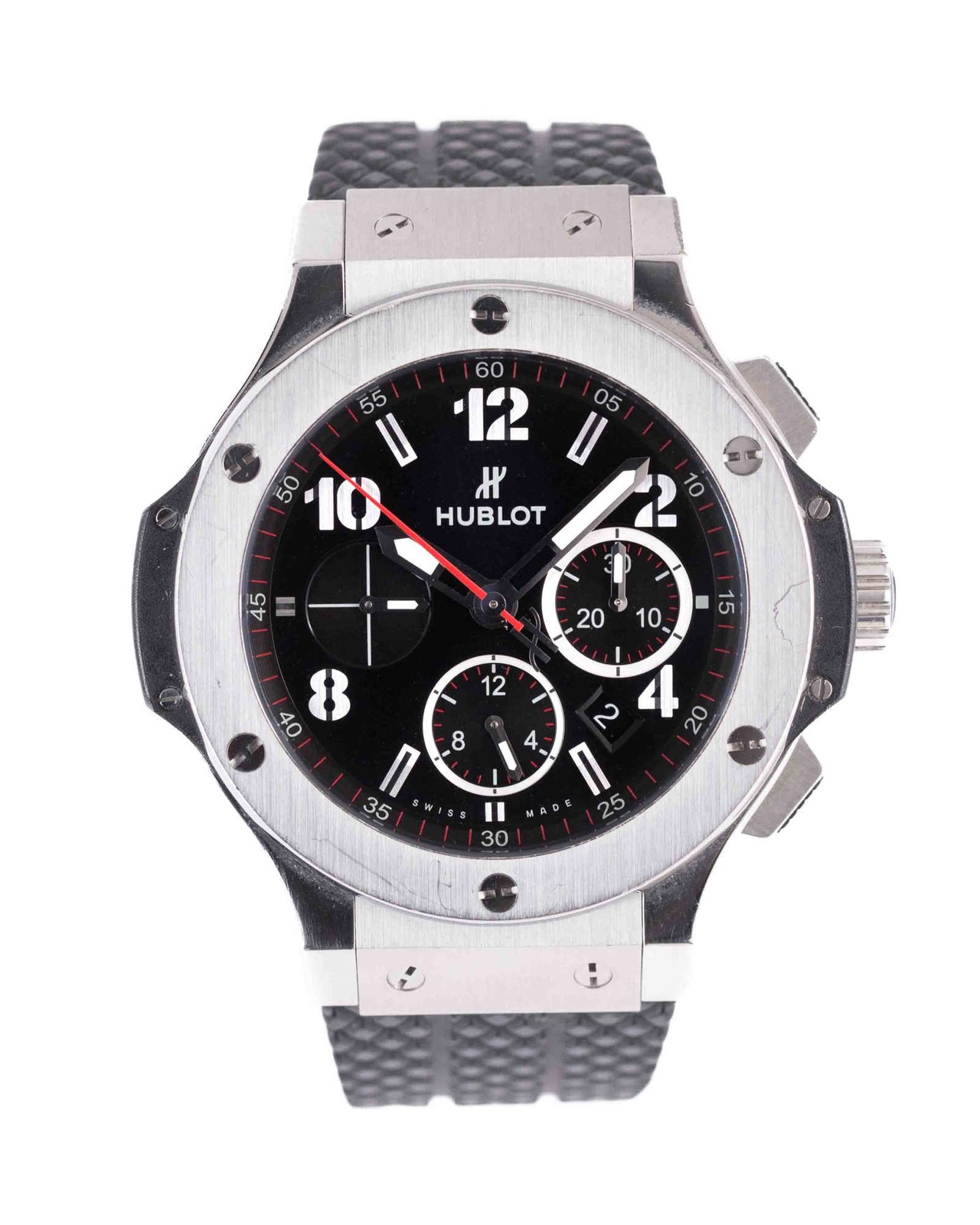 Hublot Big Bang 301.SX.130.RX Black Dial Rubber Strap Steel 44mm UNDATED