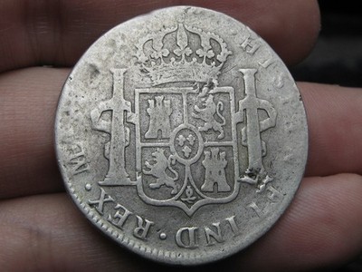 银币 1800 Lima Peru ME Eight 8 Reales Silver Coin- Carolus IIII IV | eBay
