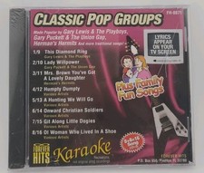 Classic Pop Groups Karaoke CD Brand New