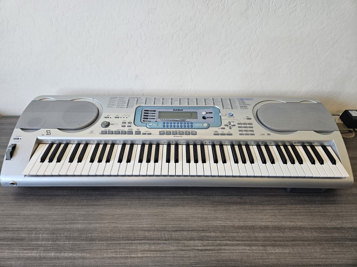 CASIO WK-3000 61鍵盤キーボード CASIO WK-3000 - Keyboard - Tested & Working With Power Adapter | eBay
