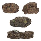 4 Pcs Artificial Bonsai Rocks Landscape Ornament Miniature Accessories