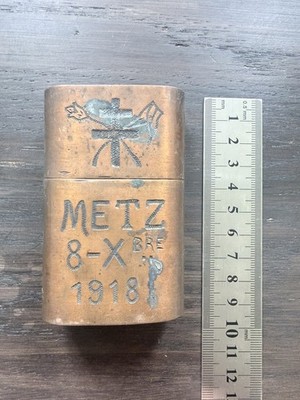 Large Hairy Lighter Craft Trench Verdun 1917 Metz October 1918