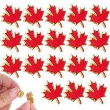 20pcs Leaf Breastpins Clothes Brooches for Gifts and Fashion