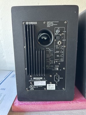 Lot Of 2 Yamaha HS80M Studio Reference Monitor Speakers - Black | eBay