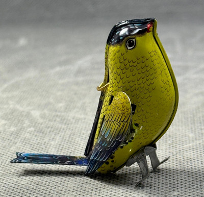 Nostalgie Spielzeug Christbaumschmuck Ornament Metall  Anhänger Tin Bird Vogel
