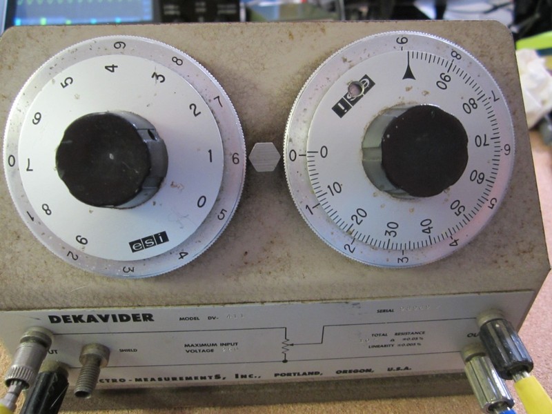 DV-411 Precision Dekavider - 10,000 Ohm Total Resistance tested see jpegs