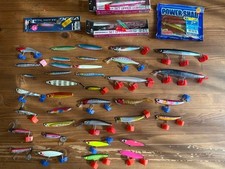 Metal Jig Set 40pcs with Various Colors & Sizes, Case