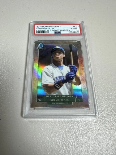 2016 Bowman Draft - Chrome Draft History Ken Griffey Jr #MLBD-KGJ PSA 10