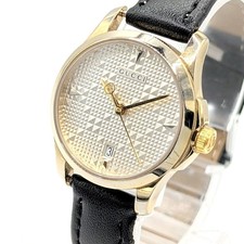 【Near Mint】 GUCCI 126.5 G-Timeless Watch Quartz Ladies Round Gold White dial Y2K
