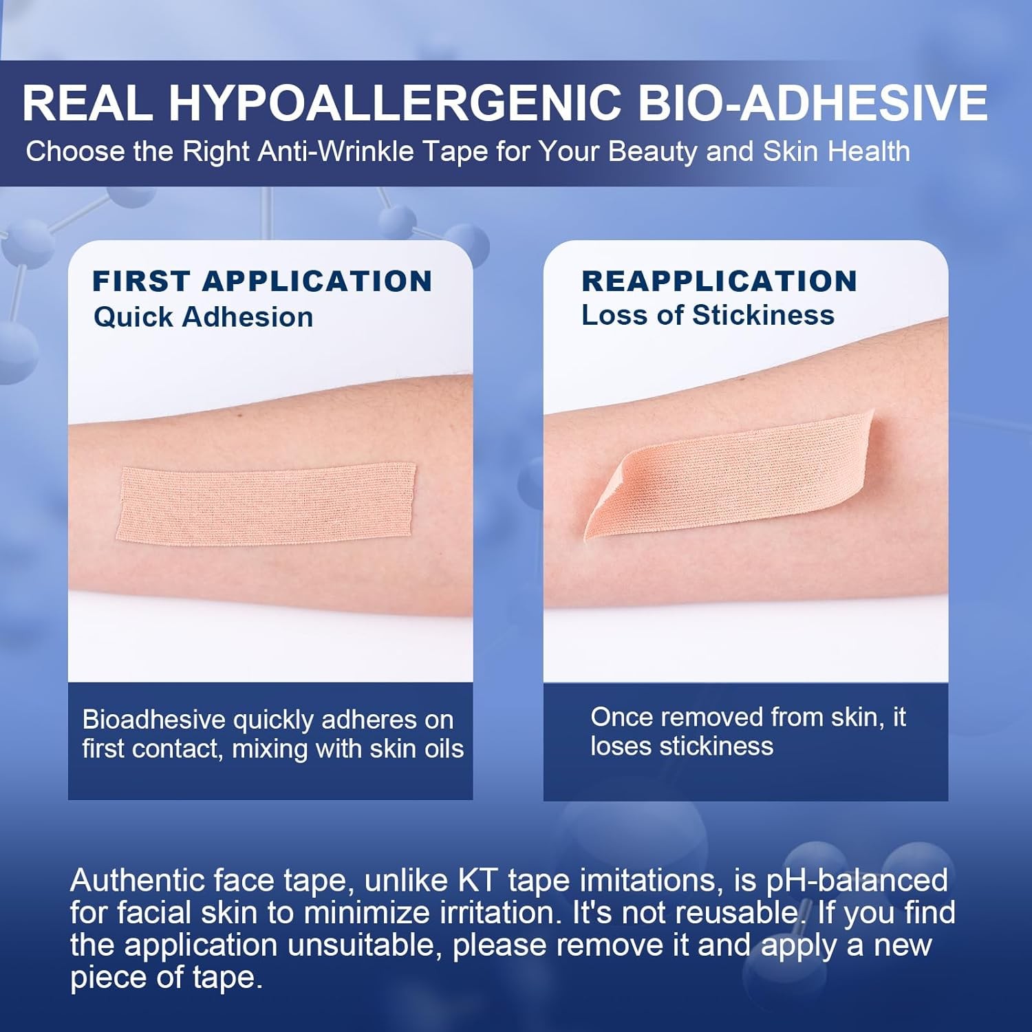 Anti Wrinkle Face Tape | Skin Tape for Wrinkles | Facial Myofascial Lift Tape fo