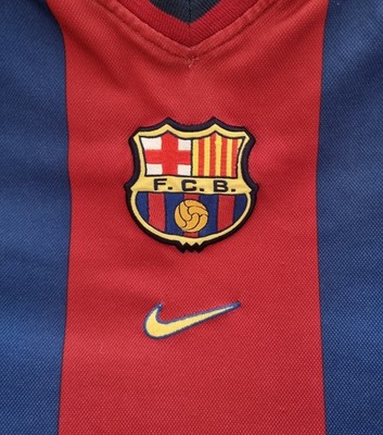 Barcelona 1998 - 1999 Home football Nike shirt #4 Guardiola size