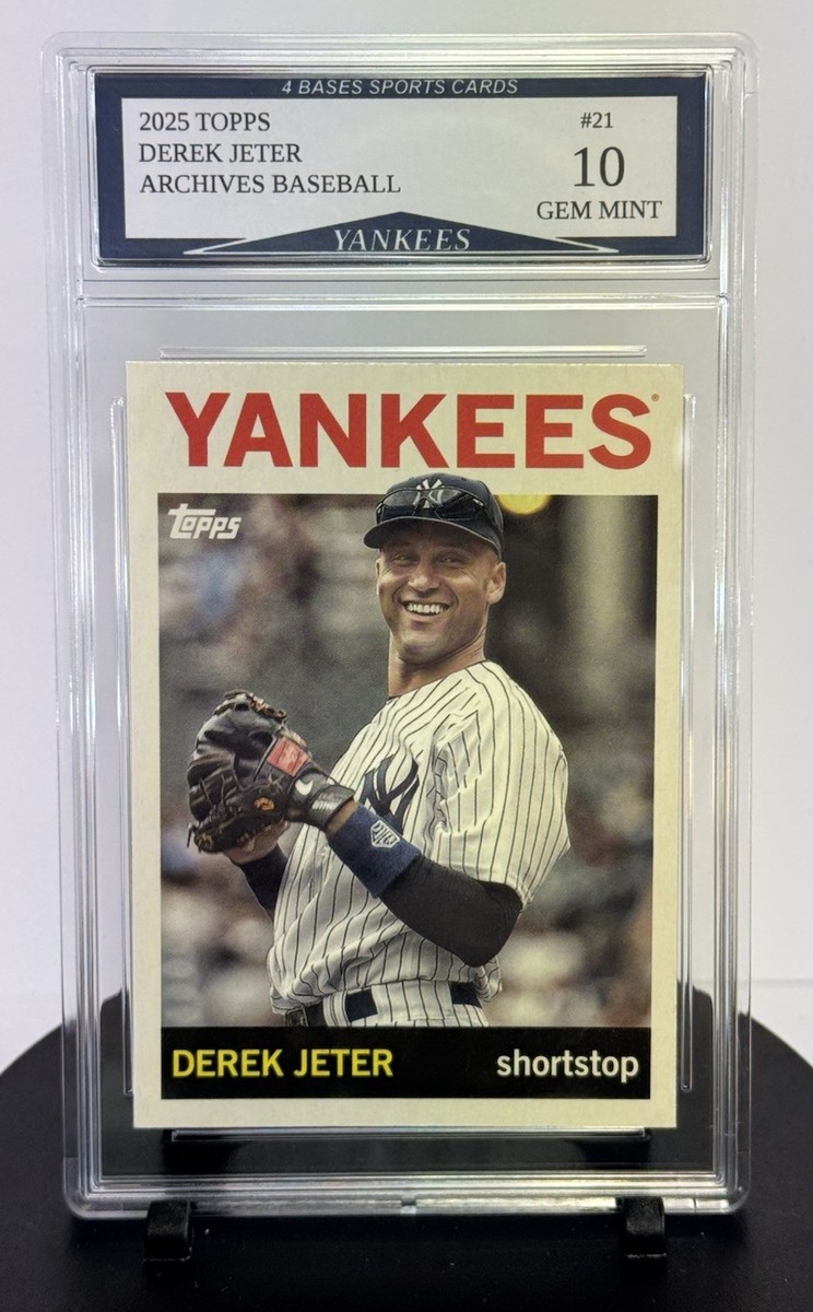 Topps UPDATESERIES Derek jeter25シリ 2025 Topps Archives Derek Jeter New York Yankees Card #21 Gem Mint