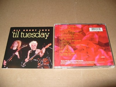 Til Tuesday All About Love 1997 CD +INLAYS TOP /NEAR MINT CONDITION.(L.S)