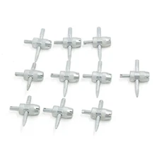 10pcs 4 Way Tyre Tire Valve Stem Core Remover Repair Installer Tool for Car Bike
