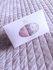 Konssy Waterproof Muslin Changing Pad Cover 2 Pack Blossom,Pink 