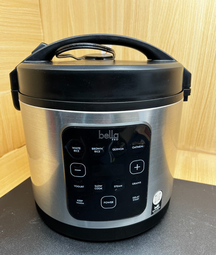 bella PRO - 20-Cup Digital Rice Cooker - Stainless Steel 90226 (Open box)