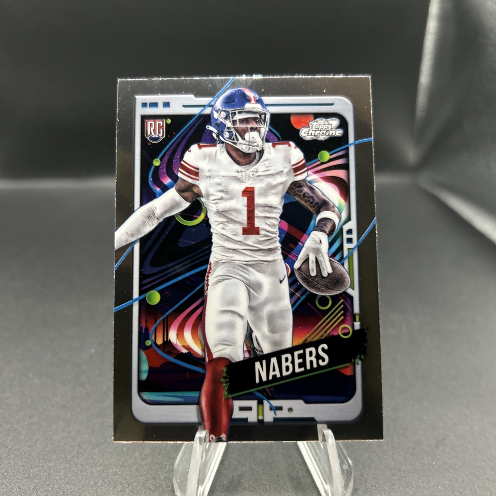 2024 Topps Cosmic Chrome MALIK NABERS #167 RC Rookie New York Giants
