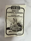 STAR WARS ROTJ ENDOR FOREST RANGER MINI RIG VEHICLE INSTRUCTIONS BOOKLET 1984