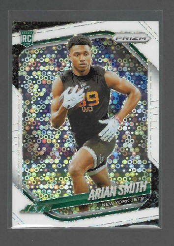 2025 Panini Prizm Arian Smith White Disco Prizm Parallel Rookie Card #391