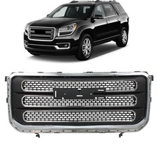 Upper Grille For Gmc Acadia Slt Models 2013-2016high Chrome Shell Plastic
