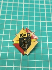 Vtg K Of C Knights Of Columbus Gold Tone Lapel Pin