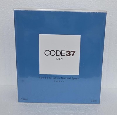 Code 37 Men by Karen Low 3.4oz/100mL Men's Natural EDT Spray NIB