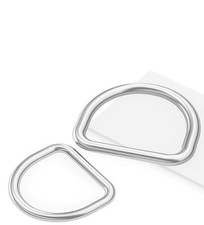 Stainless Steel A2 D Rings DEE Ring 3mm 4mm 5mm 6mm 8mm - 10mm Multiple Sizes