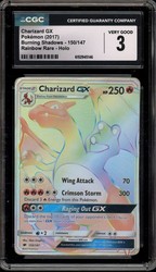 Charizard GX 150/147 Burning Shadows Secret Rainbow Rare Holo