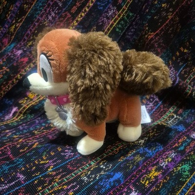 Disney Fifi Dog Plush Stuffed Toy 7  Disney Store Pluto's girl Minnie's pet