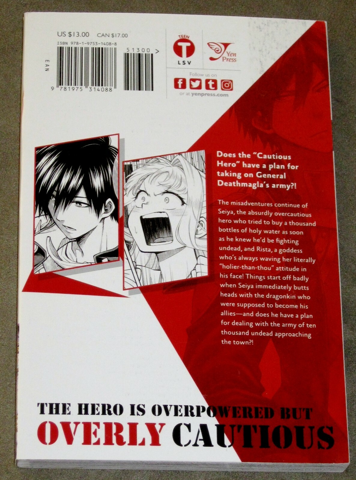 The Hero Is Overpowered but Overly Cautious (manga) Ser. The Hero Is